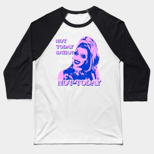 Not Today Satan, Not Today Bianca Del Rio Pastel Pop Art. RPDR Drag Race quotes Baseball T-Shirt